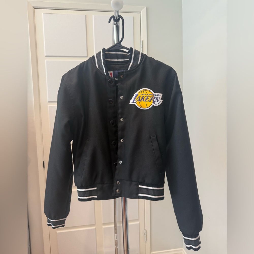NBA Black Lakers Bomber Jacket